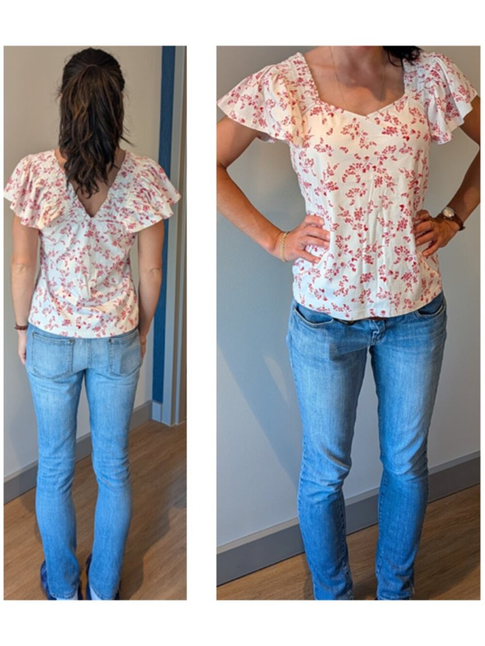 Ann Taylor Floral Blouse